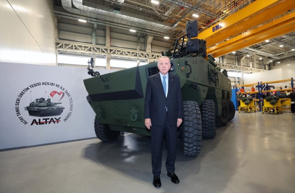 তুর্কি সেনাবাহিনীতে যোগ-দিল দেশীয় যুদ্ধ-ট্যাংক আলতাই