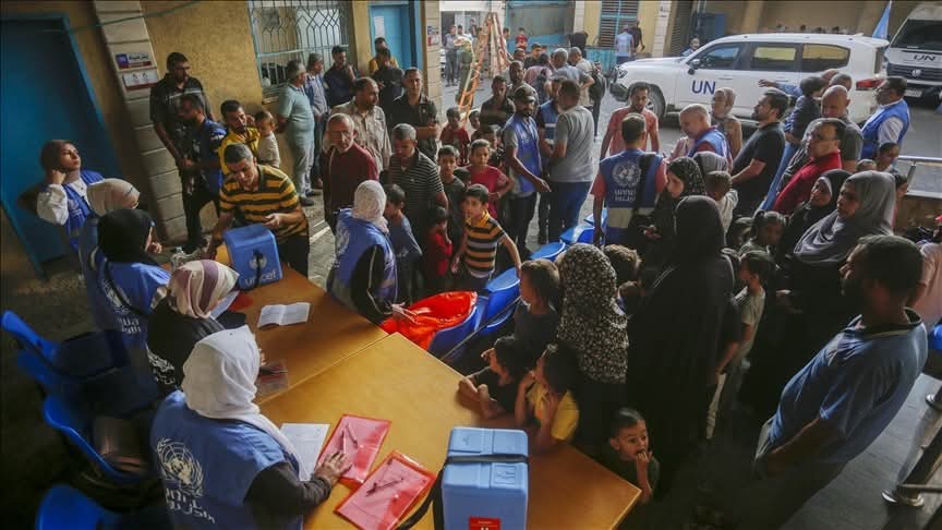 গাজায় প্রতি পাঁচ শিশুর একজন নিয়মিত টিকা থেকে বঞ্চিত