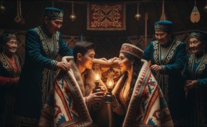 বিয়ের দিন স্বামী-স্ত্রীর দুজনকে এক কম্বলে মুরিয়ে দেয়া হয় কিন্তু কেন?